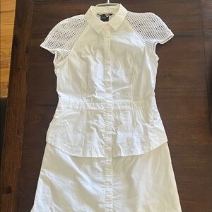 Armani Exchange White Dress